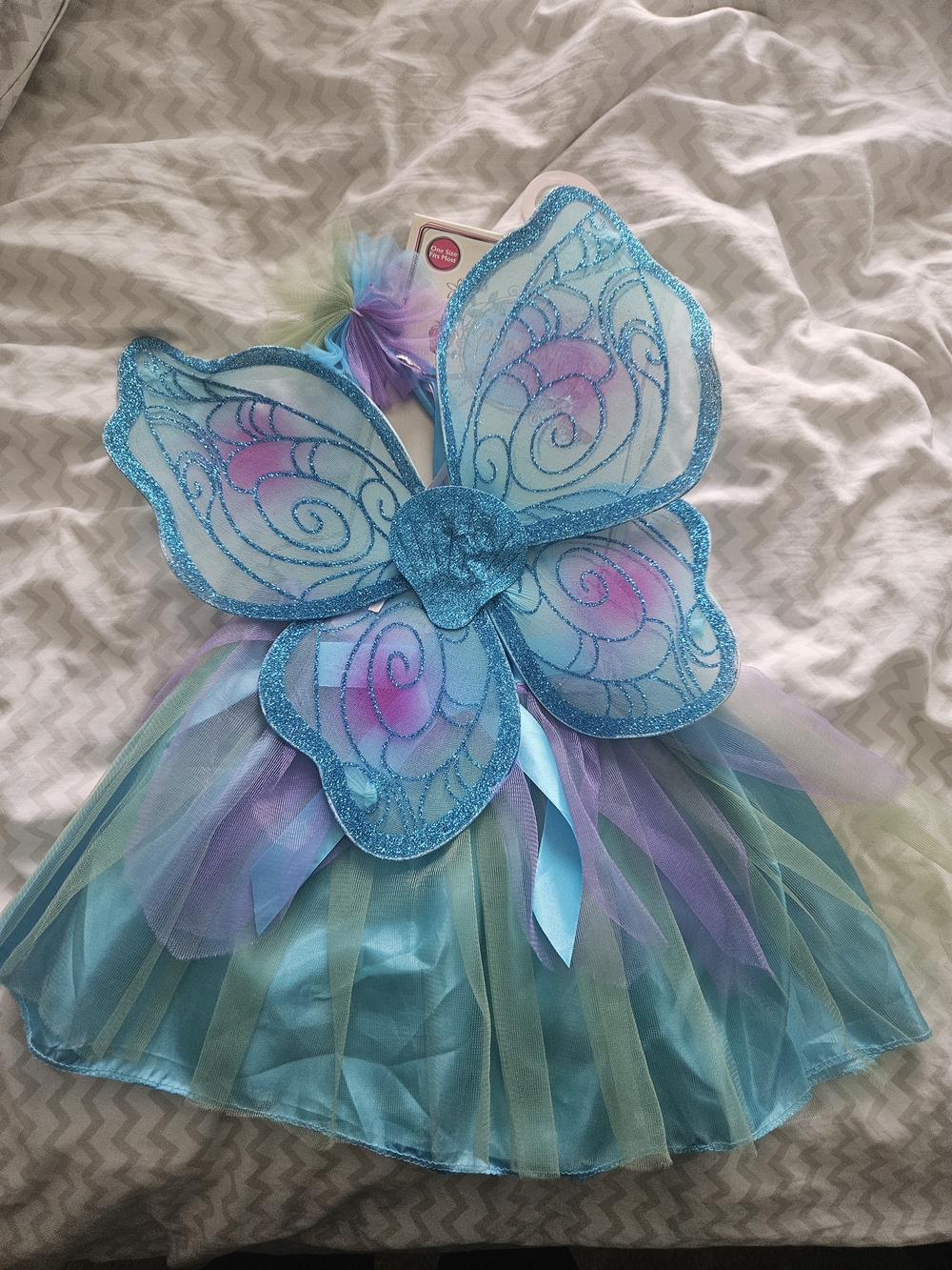 Blue & Purple Fairy Wing Costume Dress